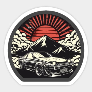 JDM car Japanese Retro Car Racing Drifting Legend Tuning Sticker